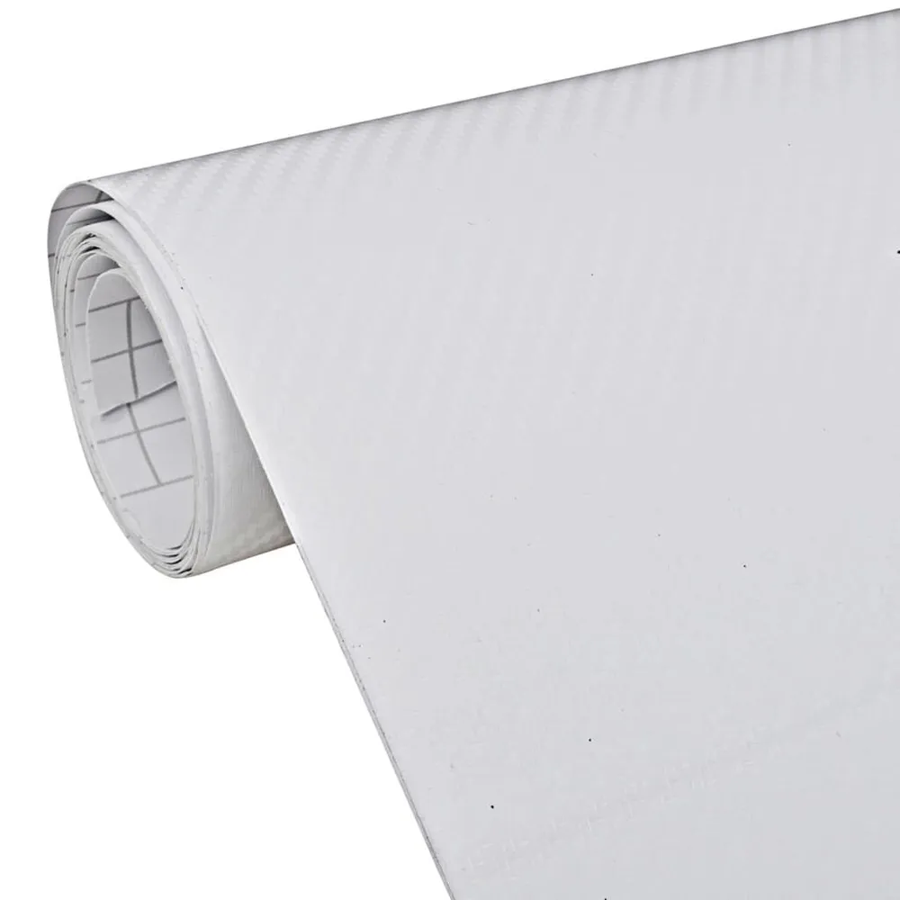 Autofolie 3D 100x150 cm wit compatibel met Ford EcoBoost