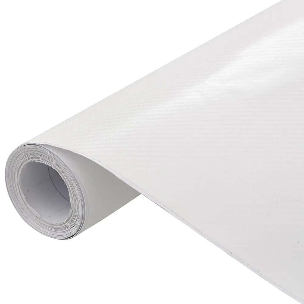 Autofolie 4D 100x150 cm wit met keramische isolator