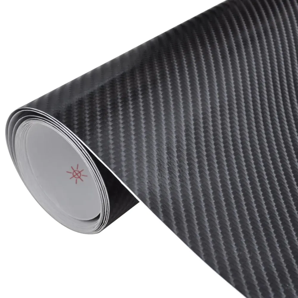 Distributieriem Autofolie 4D 100x150 cm zwart