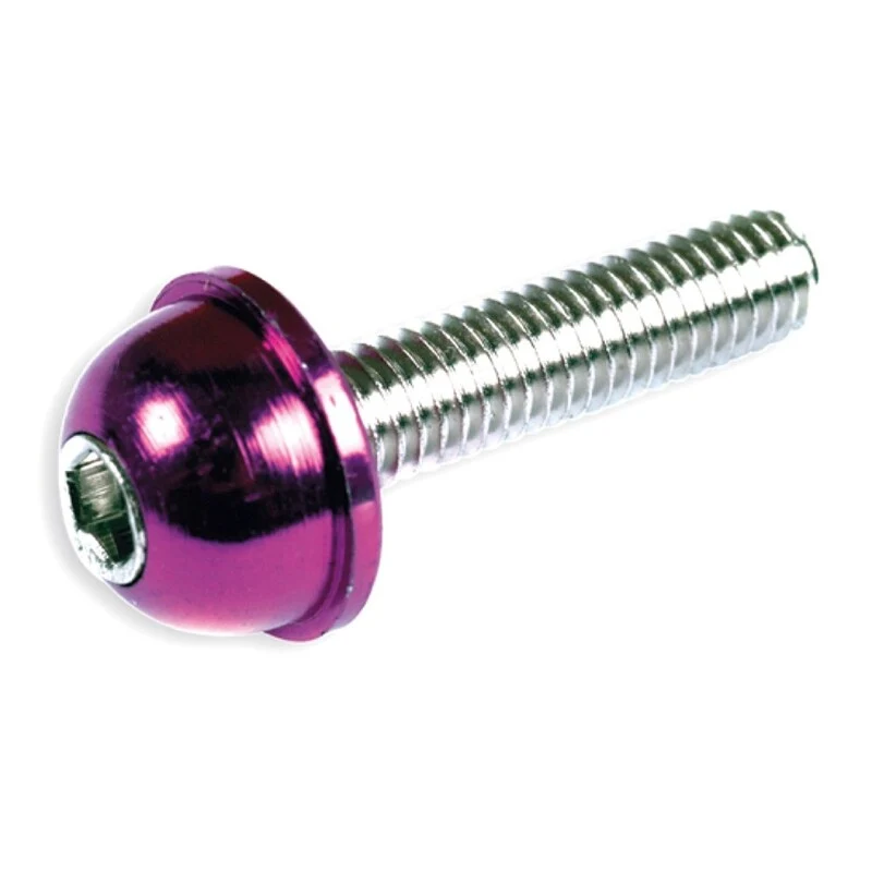 Accu Onderhoud Kit 12 tornillos allen c/abombada M6x30. Rojo