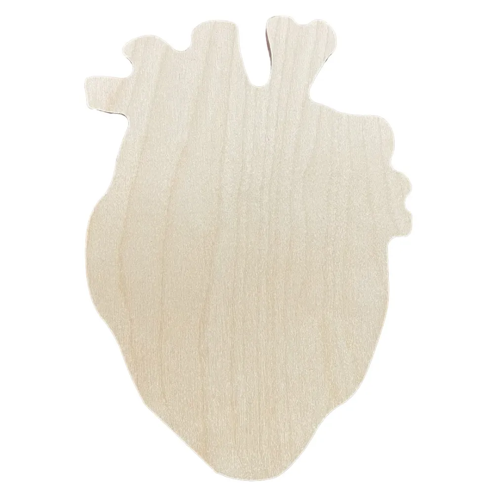 Trekell Anatomical Heart Panel - Natuurhout Painting Canvas
