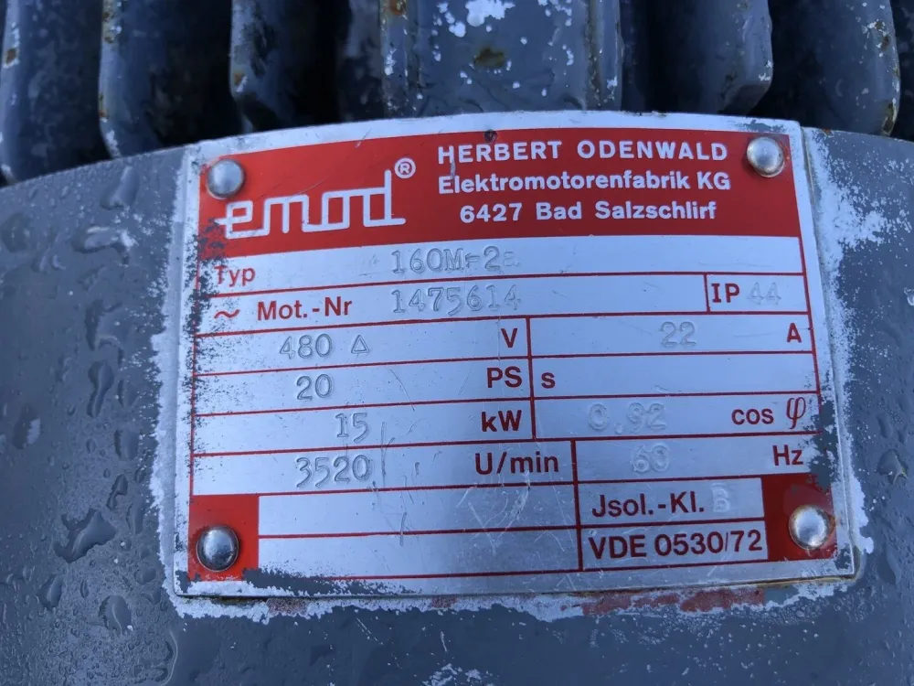 Thermal Oil / Warm Water Pump No. ETAN. YU 50-200m