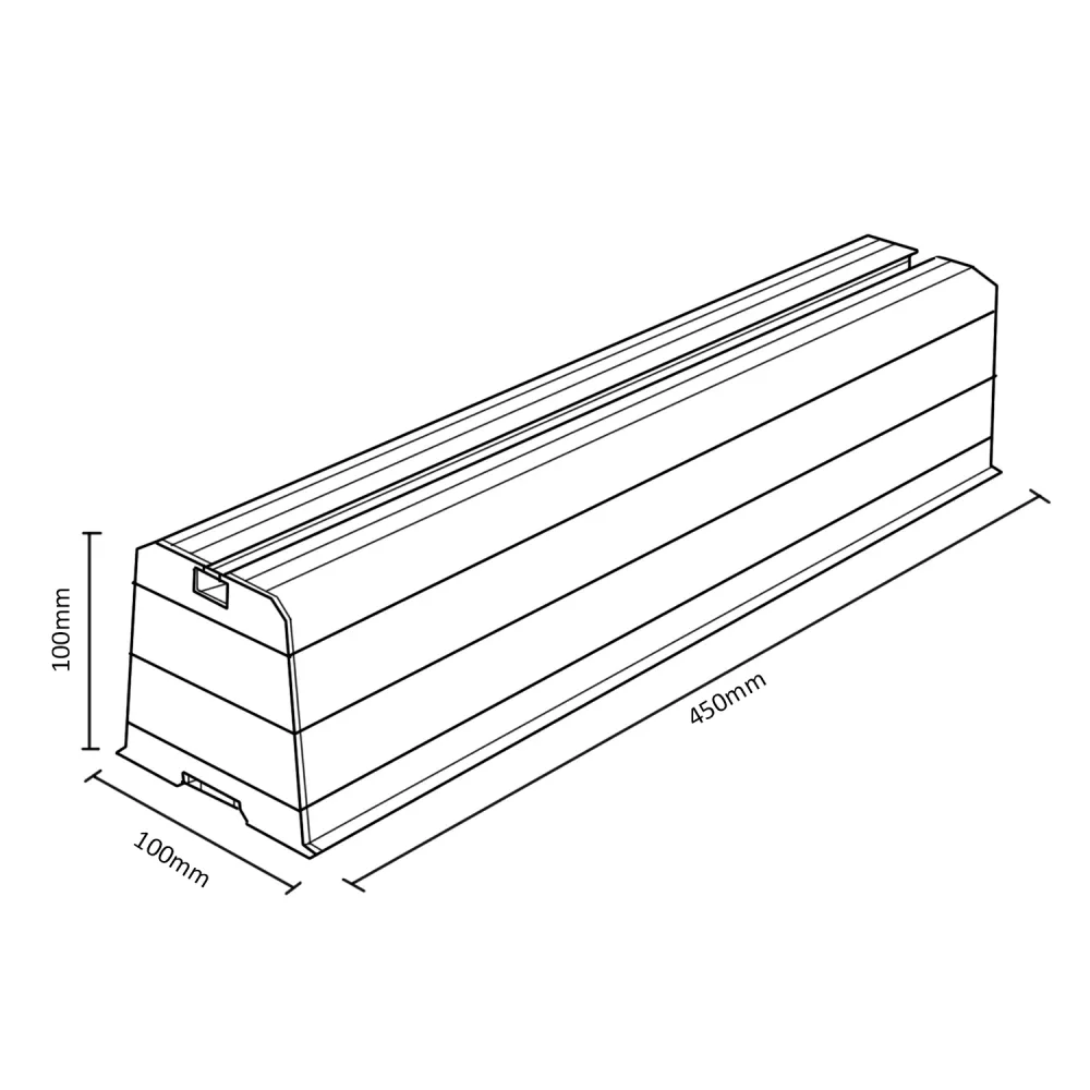 Handgreepmontage aan de airconditioner MC-863 tot 100kg armlengte 450 mm VINYL set 2 stuks