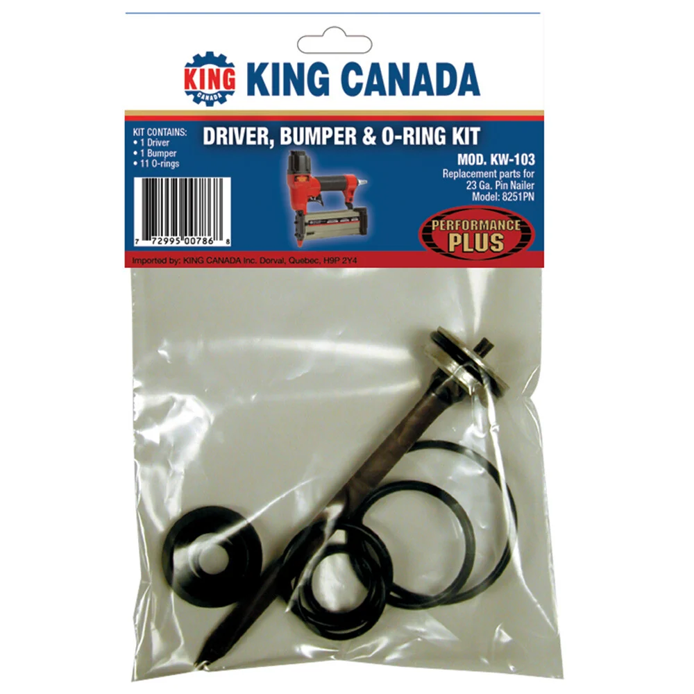 Driver & O-Ring Replacement Kit No. KW-103 8251PN