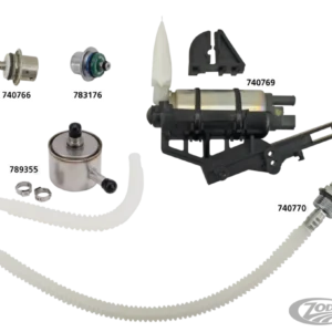 Fuel Filter kit w/clamps, O-ring & Hose Harley-Davidson