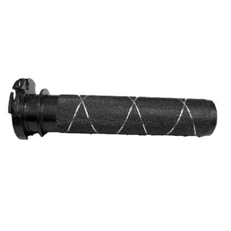 Gekleurde siliconen Cañ de acelerador aluminio ART KTM negro