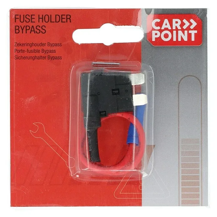 Carpoint Zekeringhouder Bypass - Zwart