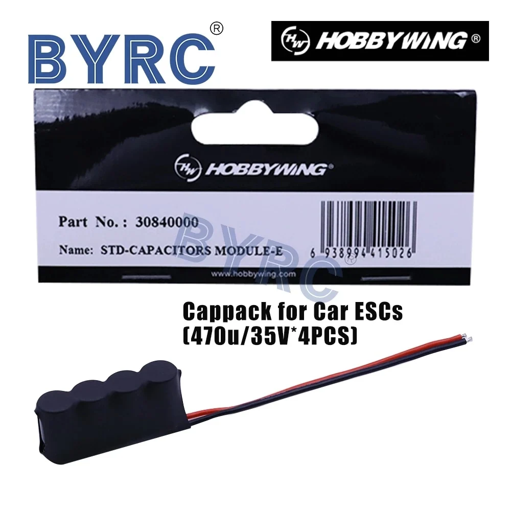 Hobbywing Low-impedance Capacitor Module 4 Ezrun Xerun Car ESC Super Capacitor Module#4 Module 470u/35V*4PCS 5.0