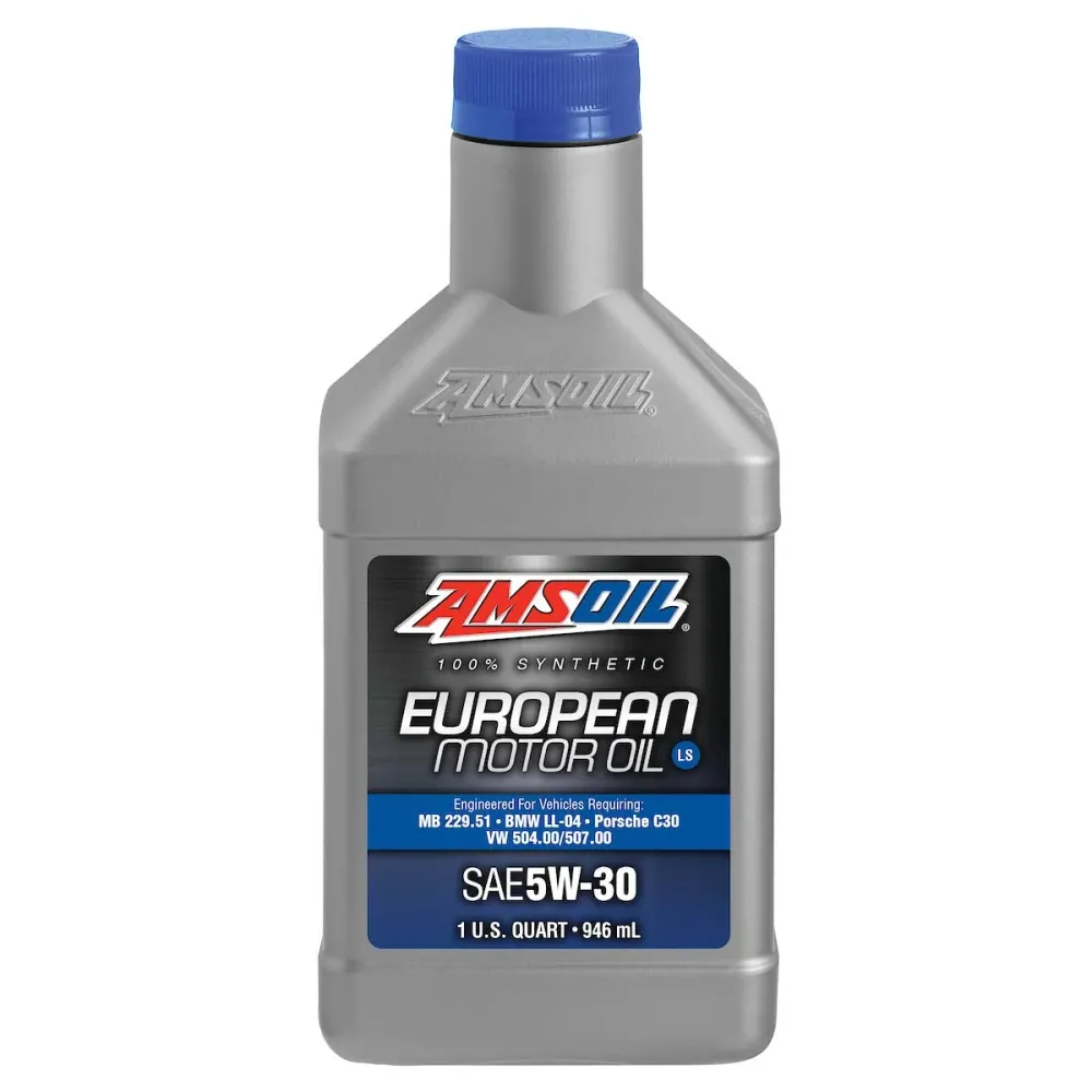 AMSOIL EUROPEAN SERIES 5W30 LS MB 229.51 - BMW LL-04 - PORSCHE C 30 - VW 504.00/507.00 1/4 G (0,946 L)
