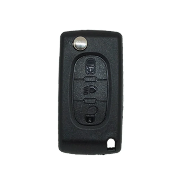 Folding Remote Control Shell 3 Buttons Citroen Peugeot Opel Psa - Va2 Light Profile