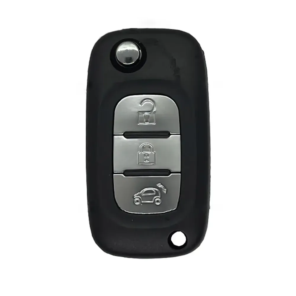Folding Remote Control Shell Mercedes Benz 3 Button - Va2 Profile