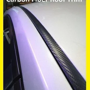 2004-2009 Mazda 3 Black Koolstof Fiber Roof Top Trim Molding Kit