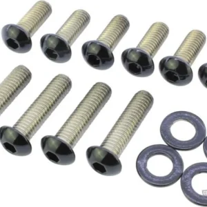 Fender Strut Screw Kits Gloss Ravenzwart Powder Coated Harley-Davidson