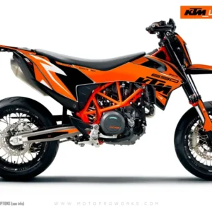 KTM 690 SMC-R GRAPHICS - "Torque" amber