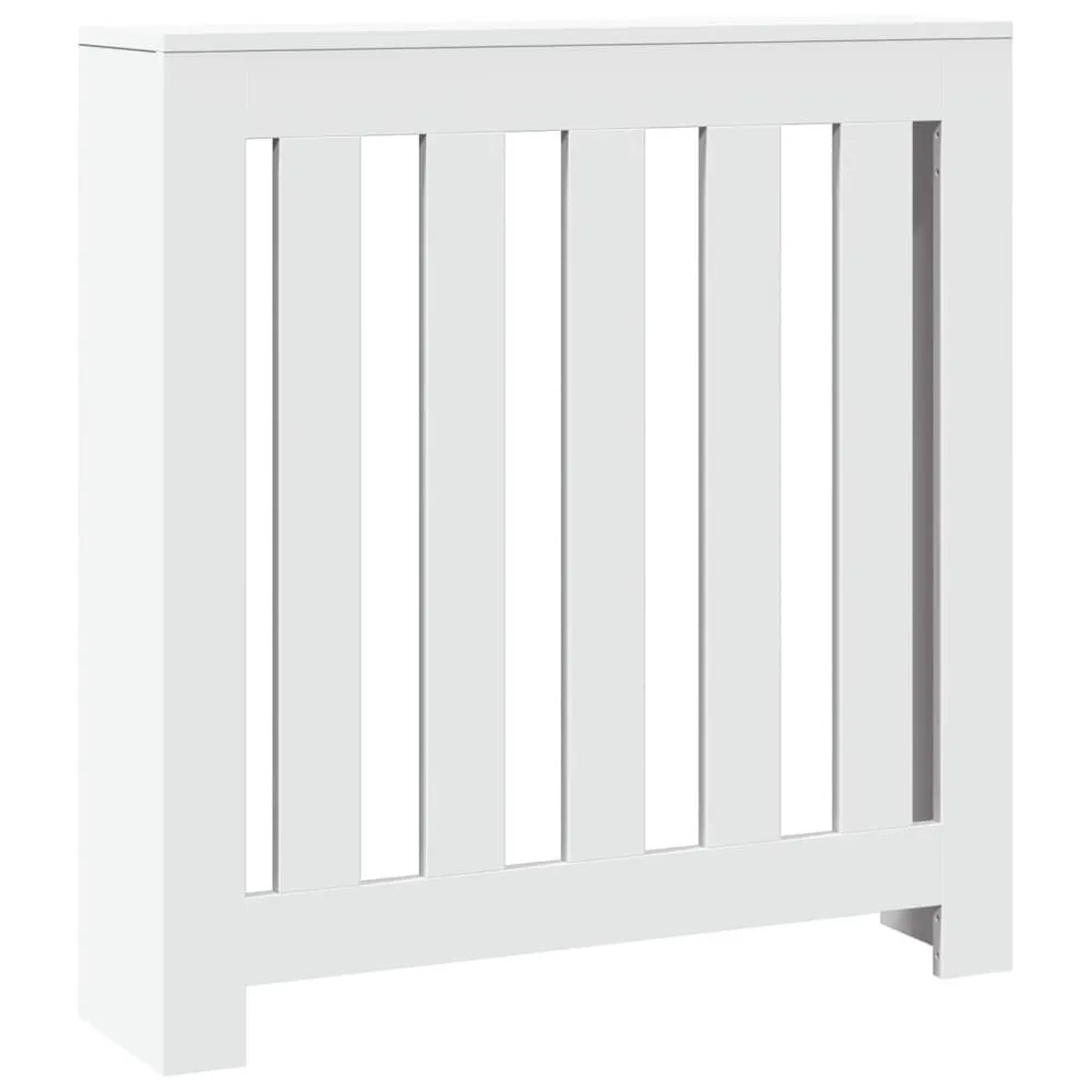 Radiatorombouw 78x20x82 cm bewerkt hout wit