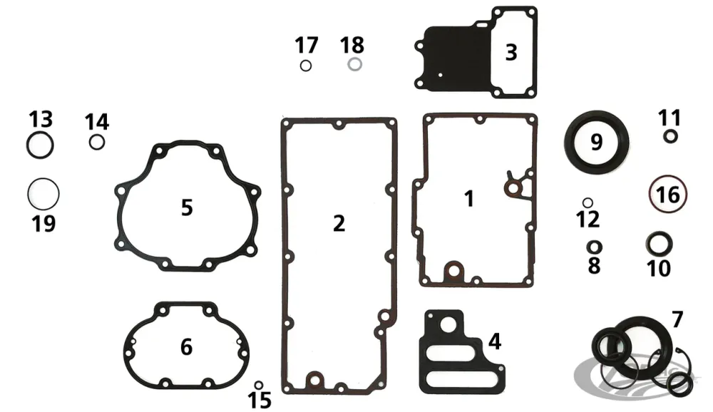 Transm. seal kit FXD06-17 F*ST07-17 Harley-Davidson