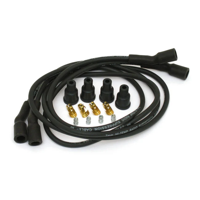 Dyna, Spark Plug Wire Set 7mm Ravenzwart Harley-Davidson