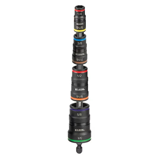 Gering Tools 9-Piece Standard (SAE) 1/4- Drive 6-point Set Shallow Socket Set