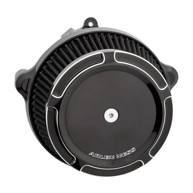 Cabin air Kit De Filtro De Aire Etapa 1 Big Sucker Bisel Negro Para Harley Davidson