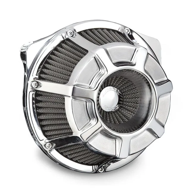 Arlen Ness, Kit De Filtro De Aire Invertido 'Biselado'. Cromo Para Harley Davidson - Directe Montage