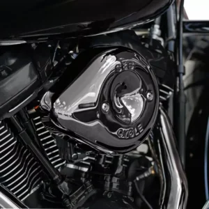 Microvezel Kit Con Cubierta De Filtro De Aire Lava Verchroomd Stealth Para Motores M-Eight Para Harley Davidson