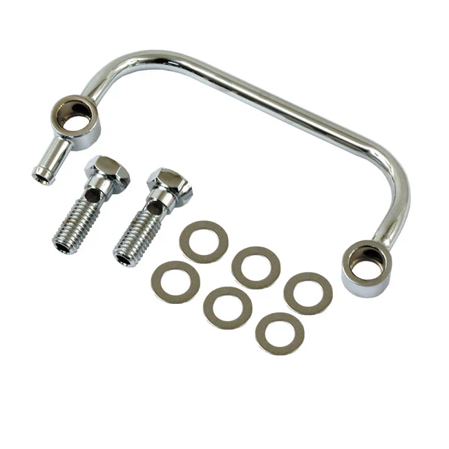 Olie- Kit De Respiradero Del Filtro De Aire Cromo Para Harley-Davidson