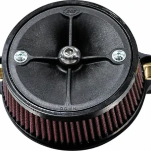 Premium Zware Dienst Kit Sin Tapa De Filtro De Aire Lava Metaalglans Stealth Para Motores M-Eight Para Harley Davidson