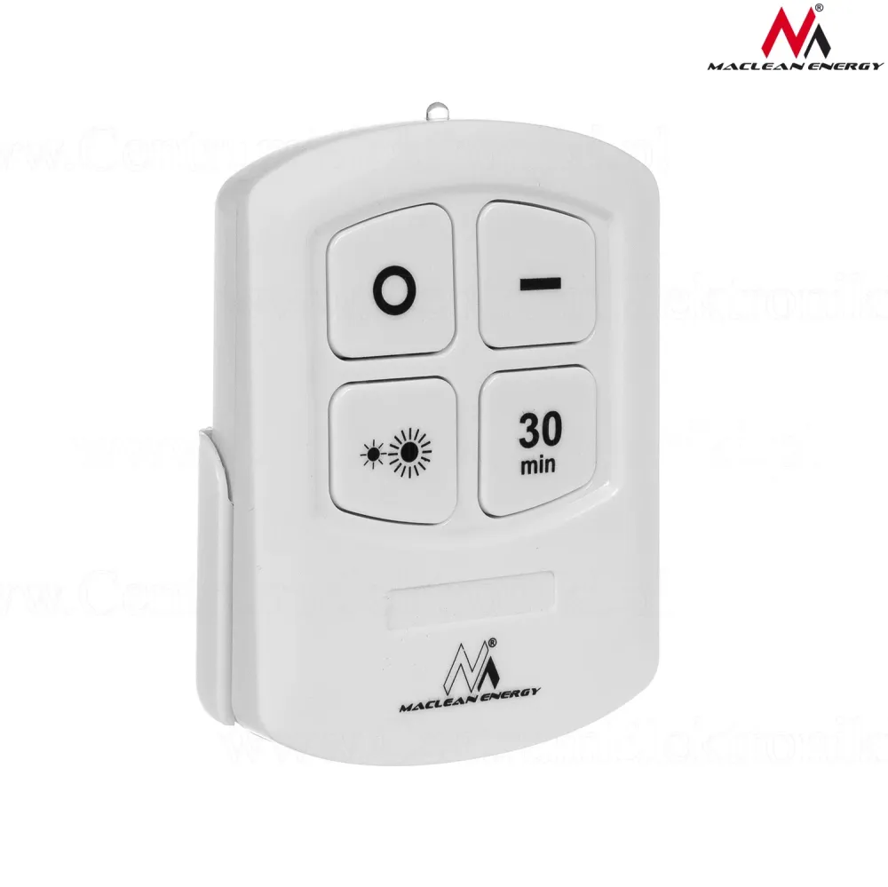 MacLean Energy MCE165 6 x LED -lampen Lichtset 6 PCS afstandsbediening AAA -batterij