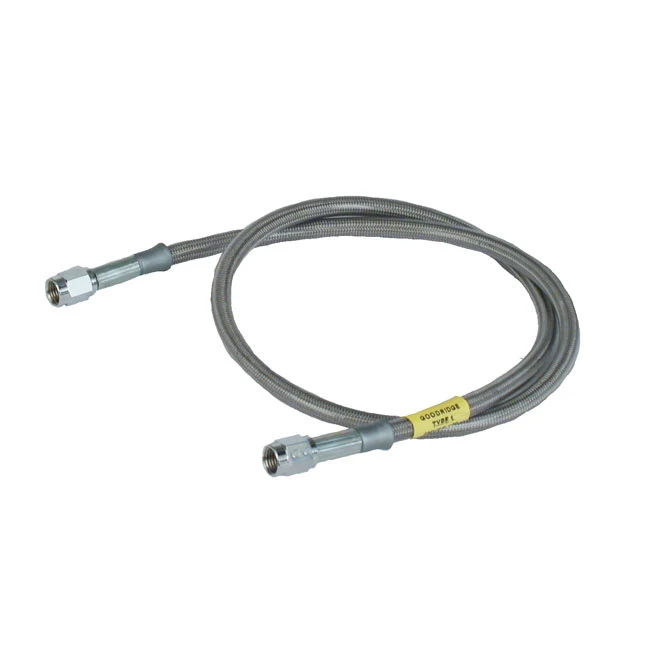 GOODRIDGE BRAKE LINE KIT CLEAR COATED STAINLESS, 40" GROOT