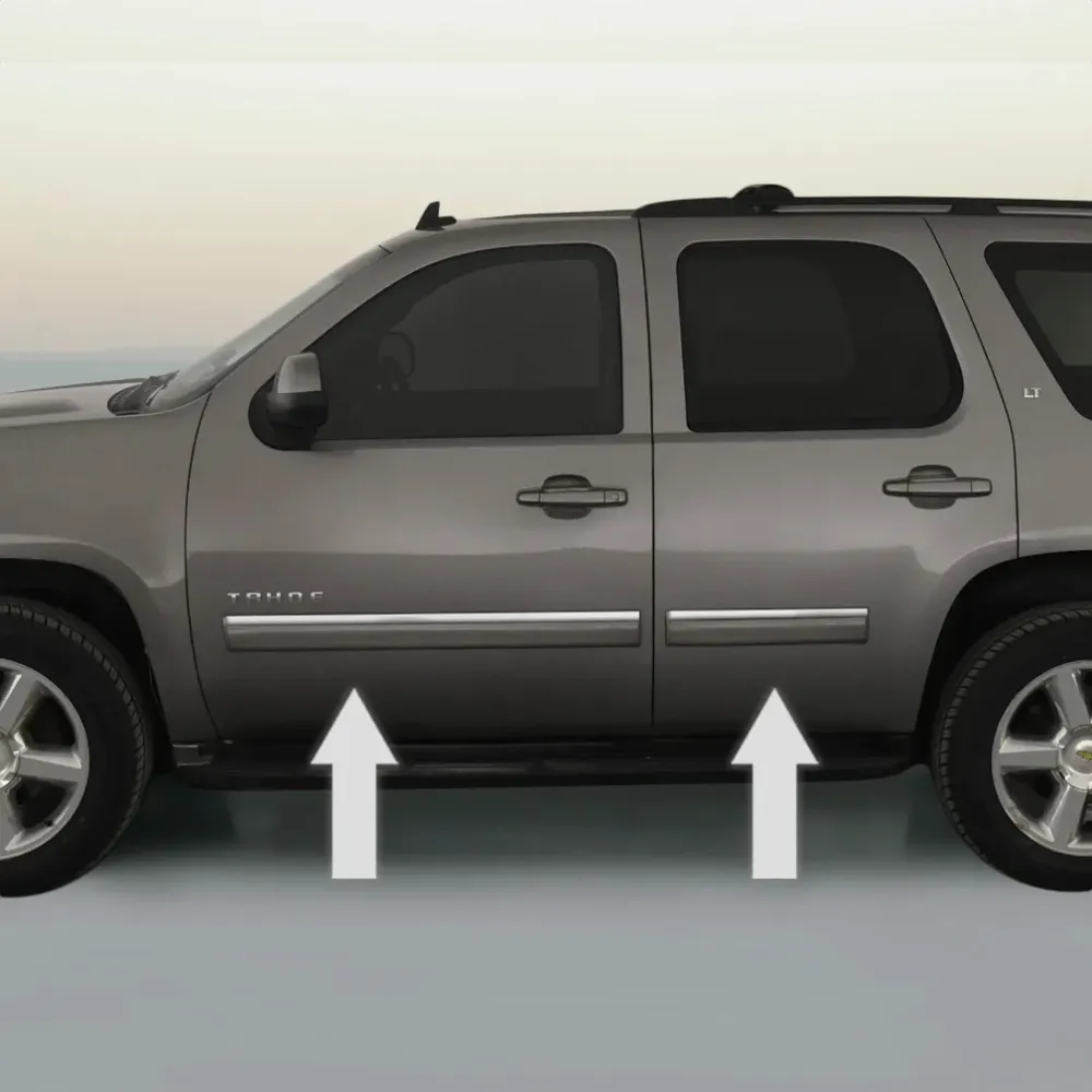 2007-2014 Chevy Tahoe / Suburban Chroom Side Door Trim Molding