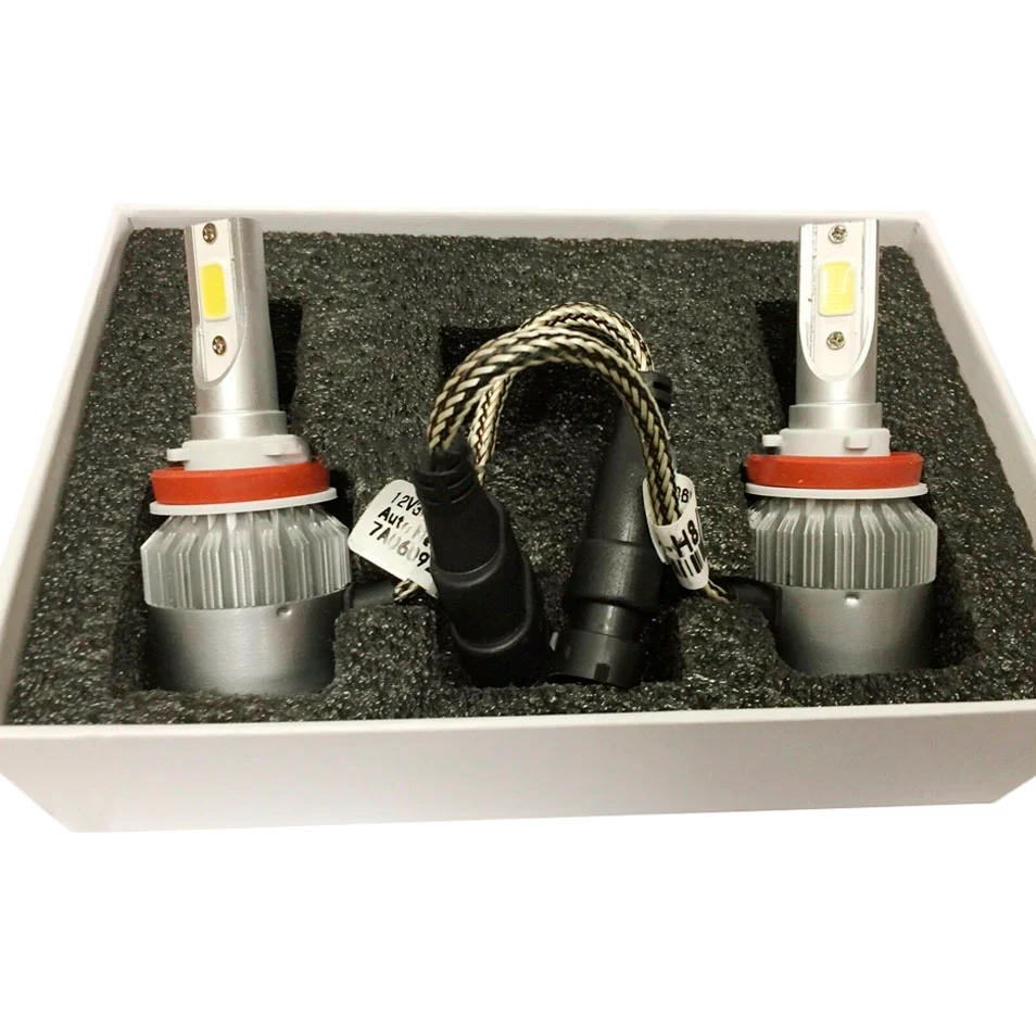 1995-2006 Chevy Tahoe 72W 7600LM LED Headlight Conversion Kit Bulb Beam Complete Kit