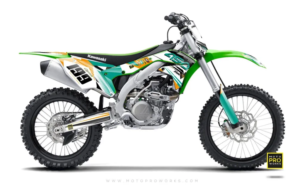 Opvouwbare Kawasaki GRAPHICS - "GOFAST" (minty)