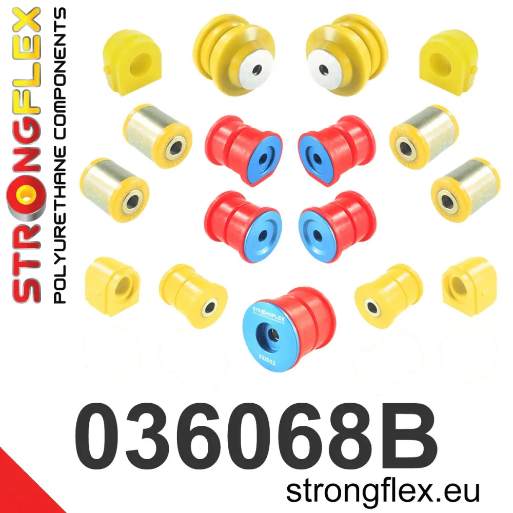 Full suspension polyurethane bush kit - BMW > Serie 3 > VI F30 / F31 / F34 / F80 > F80 M3|BMW > Serie 2 > I F22 / F23 / F8...