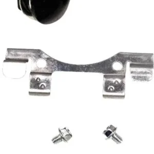 Gloss Zwart Round Push Button Fuel Door Release Kit Harley-Davidson