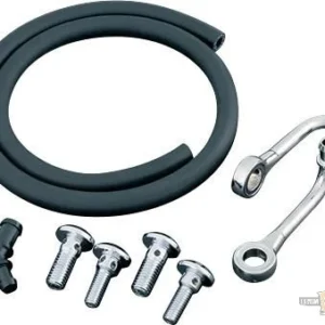 Verstelbare Long Leg Bluegrass Breather Kit Verchroomd Harley-Davidson