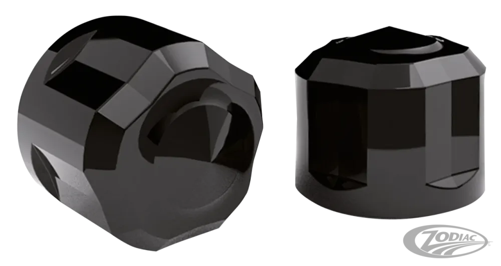Diamond Cut Crown Bolt Cap Kit M8 chroom Harley-Davidson
