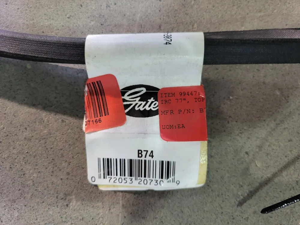 Directe pasvorm V-Belt B74