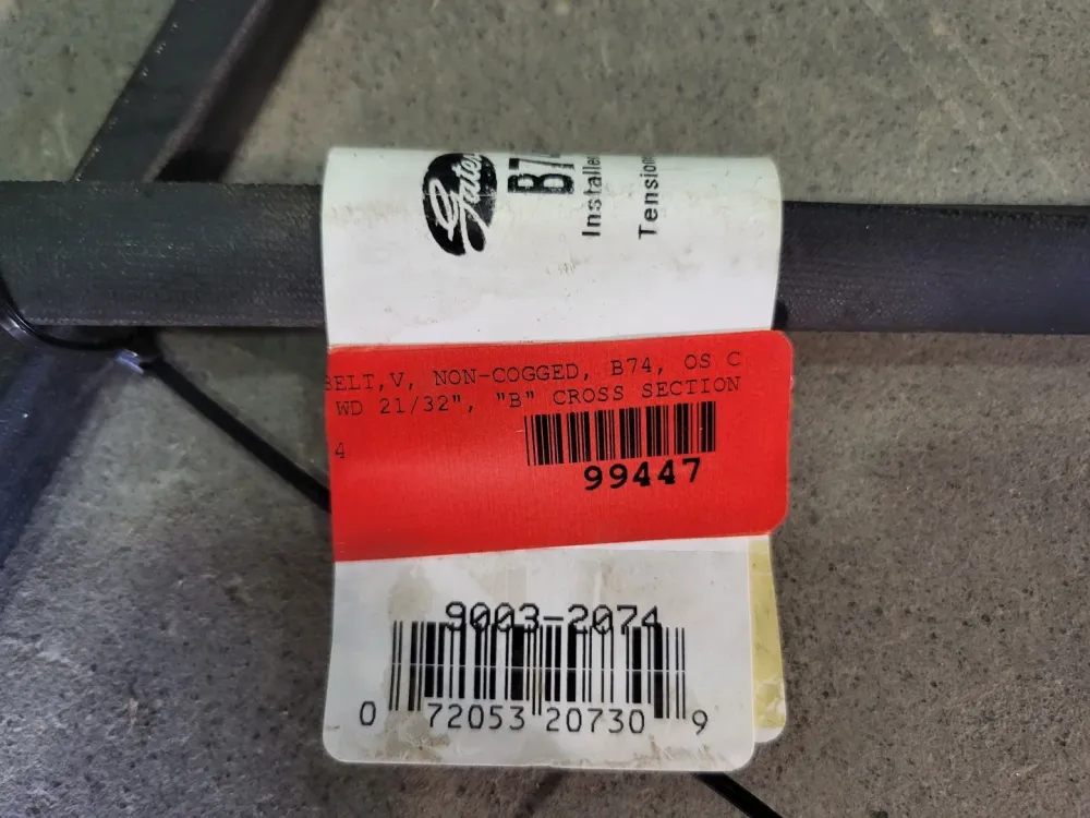 Directe pasvorm V-Belt B74