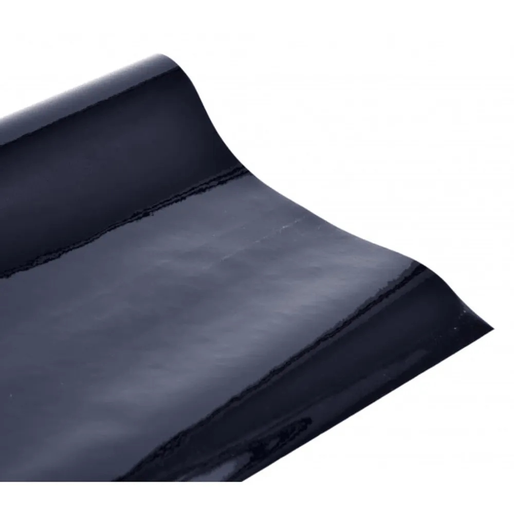 Carpoint Raamfolie statisch 200x76 cm zwart Zilver Gecoat