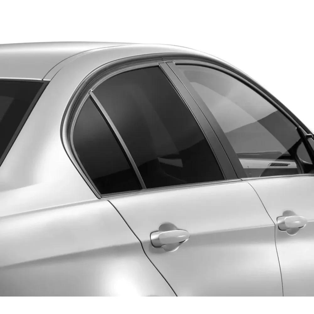 Carpoint Raamfolie statisch 200x76 cm zwart Zilver Gecoat