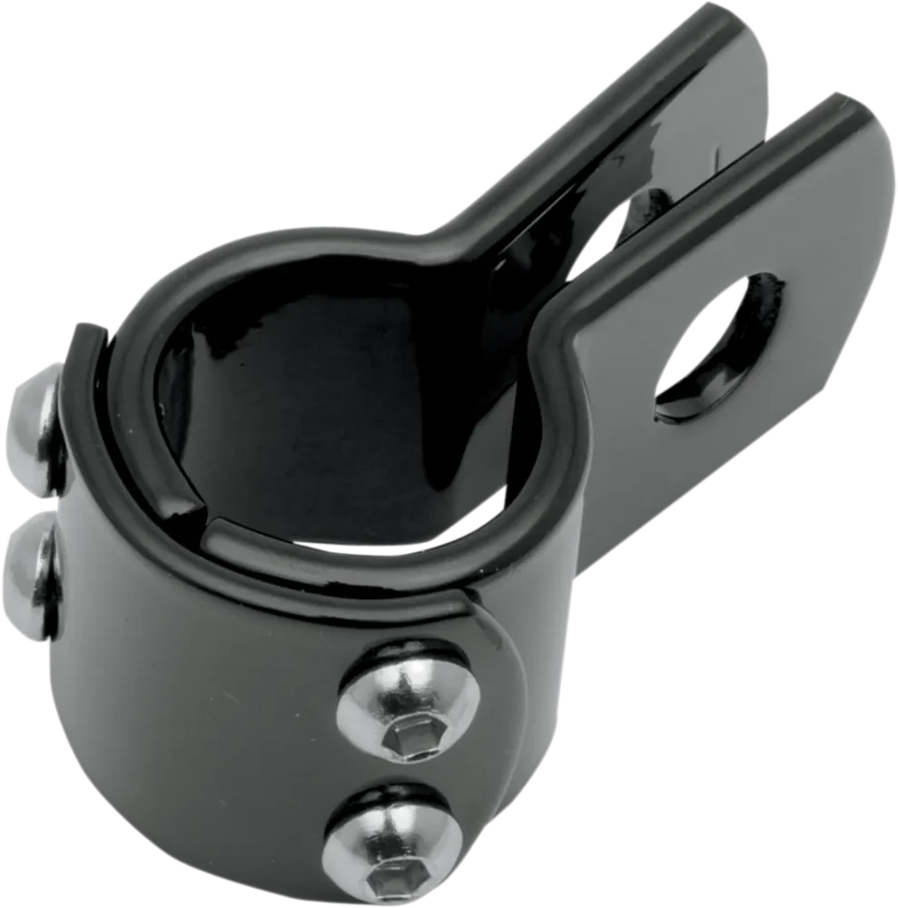 DRAG SPECIALTIES THREE-PIECE FRAME CLAMPS CLAMP UNIV 3PC 1-1/4"BLK