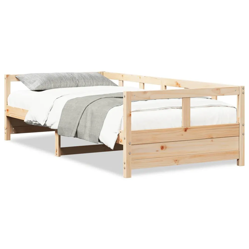 Camper Gordijnrail Slaapbank 80x200 cm massief grenenhout naturel