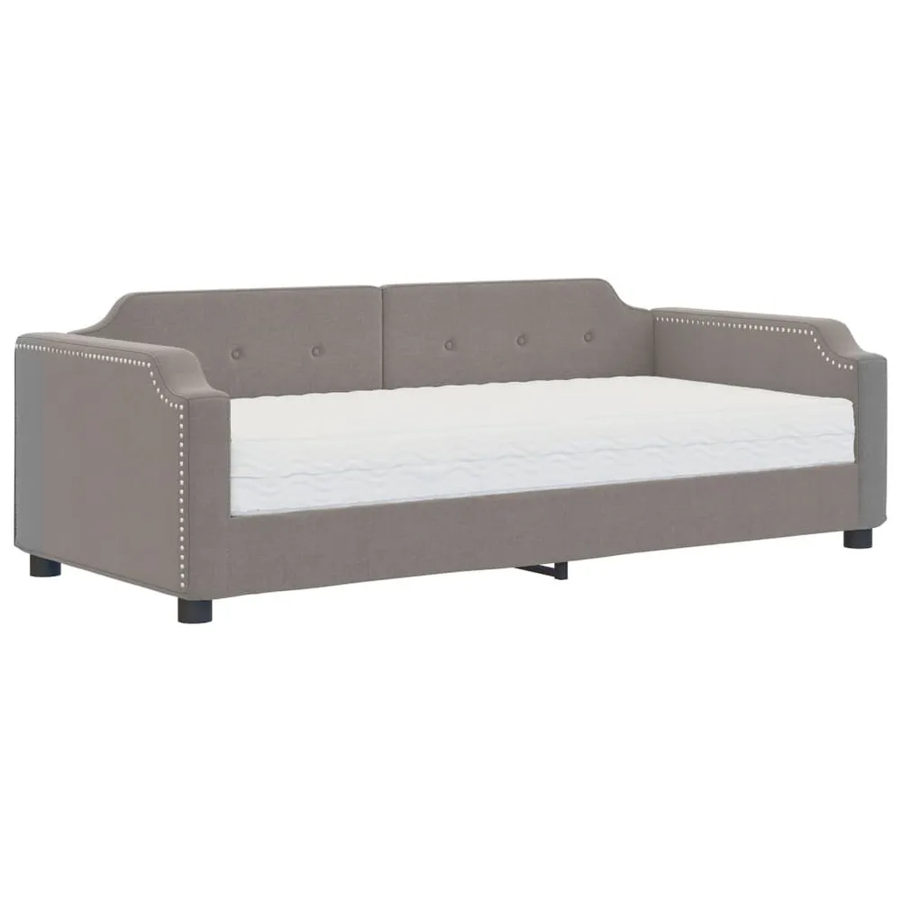 Camper Keukenkast Slaapbank met matras 80x200 cm stof taupe