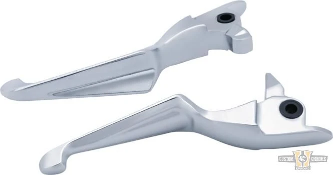 Elektrisch verstelbare Boss Blades Hand Control Levers Metaalglans Harley-Davidson