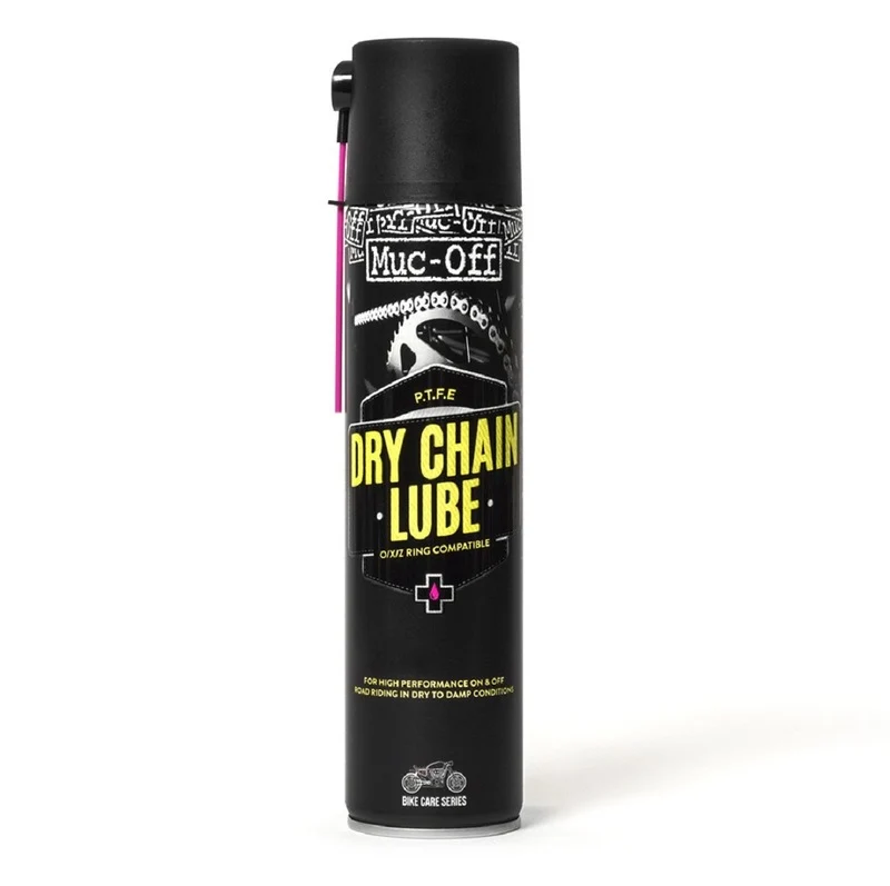 Brandstoffilter Grasa de cadena (para seco) con PTFE (teflon) Muc-Off Motorcycle Dry Chain Lube Spray 400ml
