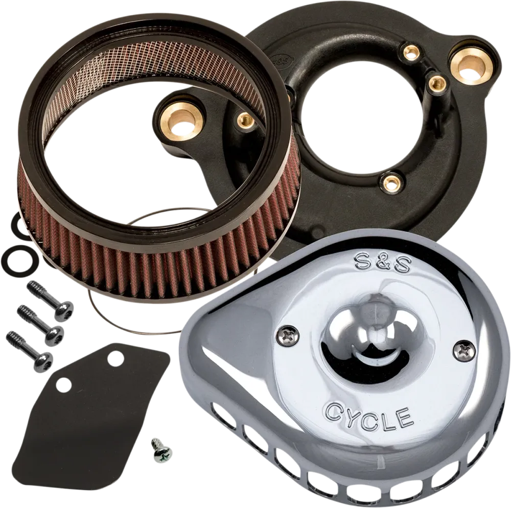 Filtro Aire Para Harley-Davidson Milwaukee Eight M8 S&S Mini Teardrop Metaalglans