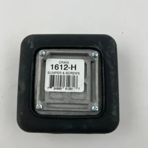 Crain No. 1612-H Bumper Boot & Screws (4) zwarte kunststof uitvoering