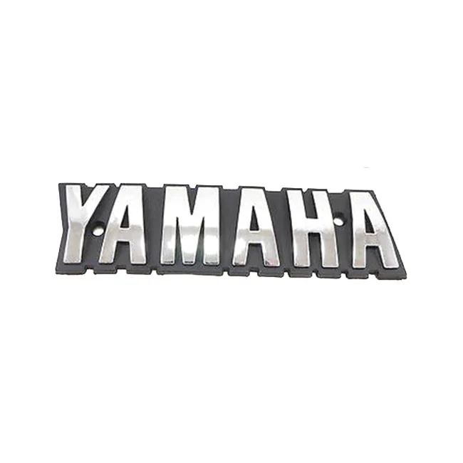 Emblema Depósito Gasolina Plateado Para Yamaha voor 12V/24V Systemen