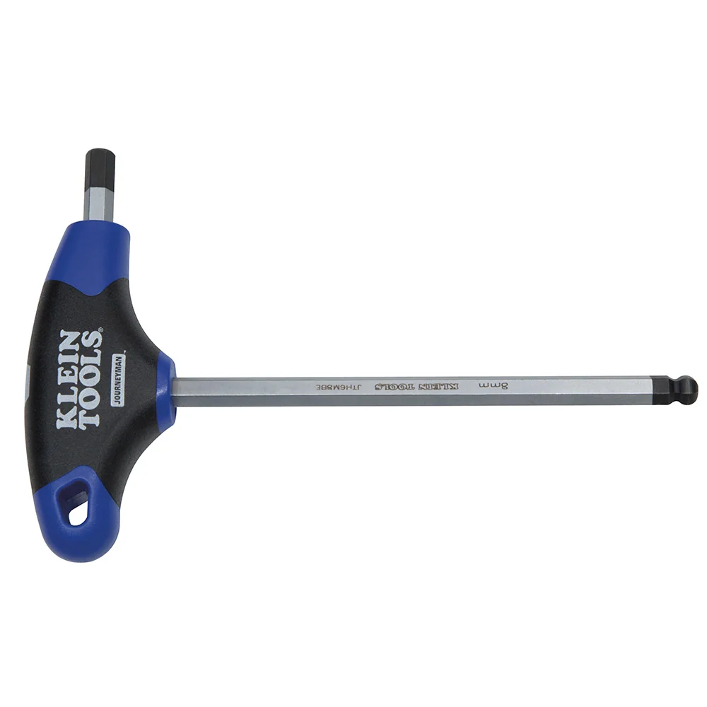 NIETIG TOOLS 2.5 mm Ball-End Hex Key, Journeyman‰ã¢ T-Handle, 6-Inch