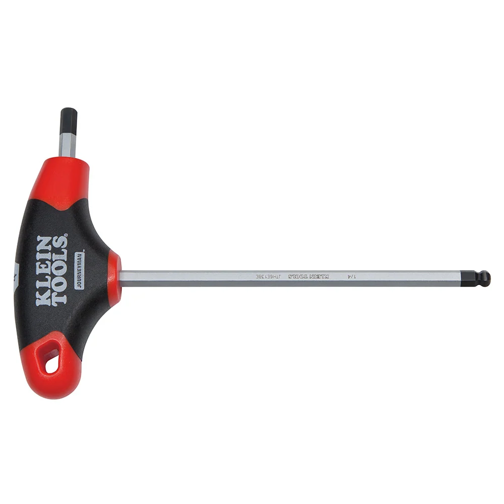 PETIT TOOLS 1/8-Inch Ball-End Hex Key, Journeyman‰ã¢ T-Handle, 6-Inch